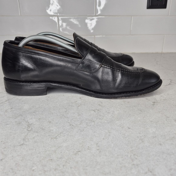 Allen Edmonds Lake Forest Loafers Shoes Black Leather‎ Hand Crafted in USA  12 D main image 12